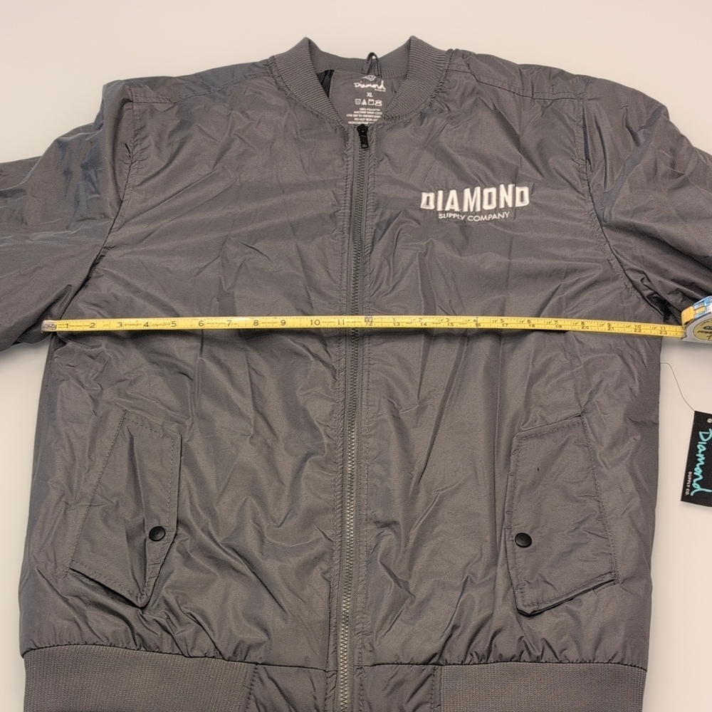 Diamond Supply Co. Charcoal Bomber Jacket - Picture 7 of 10